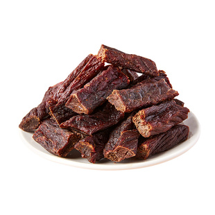 懒王爷内蒙古风干牛肉干高蛋白零糖低钠低盐孕妇儿童零食真空500g