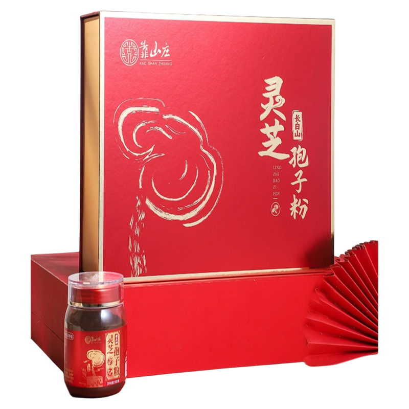 靠山庄长白山赤芝灵芝孢子粉