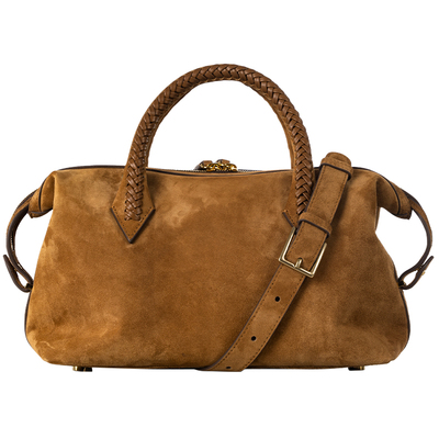 kikani通勤休闲车缝线手工斜挎包