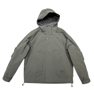 春季2026新款美式休闲工装外套男士潮牌连帽夹克青年痞帅冲锋衣男