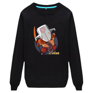 DOTA2卫衣圆领套头男士薄款长袖刀塔游戏周边衣服主宰尤涅若剑圣