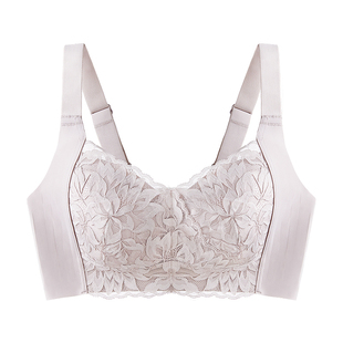 列维丝新品大胸显小文胸薄款内衣无钢圈聚拢超薄性感收副乳胸罩