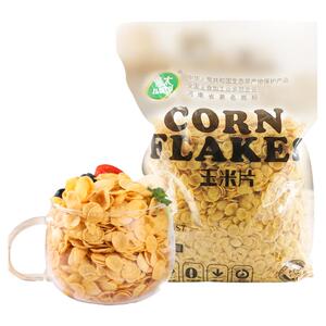 帮太玉米片谷物圈酒店早餐泡牛奶