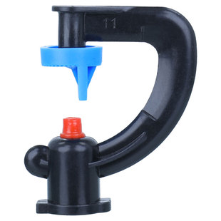 180度G型折射微喷头园林草坪半边雾化喷水花卉绿化浇花喷灌洒水