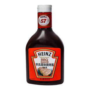 亨氏原味烧烤酱600g*12瓶BBQ牛排酱野外烤肉酱西餐整箱商用批发