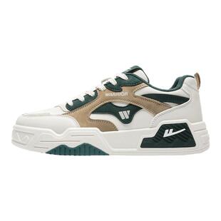 回力男鞋小白鞋男2026春季新款皮面厚底休闲鞋男生运动鞋平底板鞋