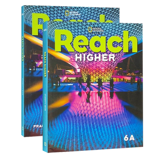 美国国家地理Reach Higher国际版 6级别学生用书/练习册 国家地理RH  小学英语教材教辅青少年综合性鲸鱼外教