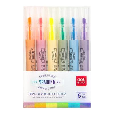 荧光标记笔学生用做笔记马卡龙