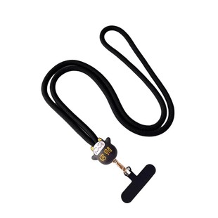 带夹片招财猫斜挎手机挂绳女士防丢高端背带式可背挂链绳子挂脖子适用苹果华为壳垫片高级感新年防盗欧洲长款