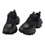 2025秋新款欧洲站欧货真皮松糕底时尚老爹鞋透气厚底增高松糕鞋女