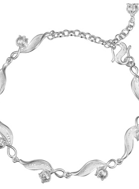 吴越老银铺足银馥铃手链