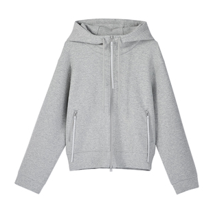 ART CHARACTER/艺符精纺棉宽松连帽卫衣外套女2025秋季新品