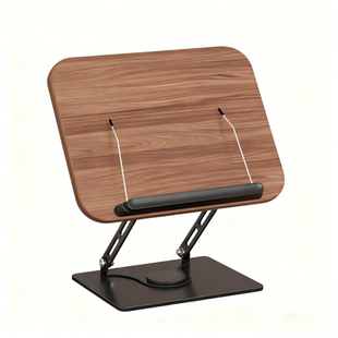 阅读支架成人阅读架读书支架桌面可旋转看书多功能升降胡桃木阅读架阅读床上看书神器书立架学习书夹书桌书架