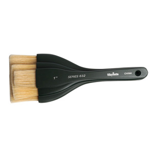 新概念S632油画丙烯排扫白猪鬃毛 排刷 底纹刷