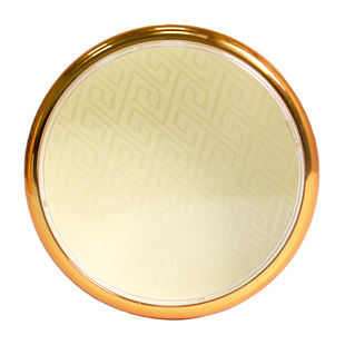 25年新款高档金边圆形内盒空盒无锁扣燕窝天麻虫草通用包装盒空盒