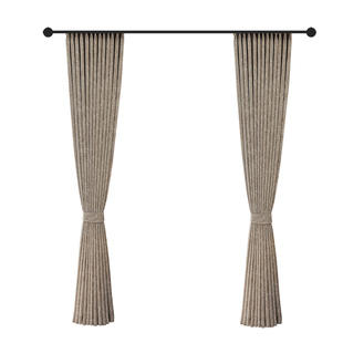 窗帘遮光卧室客厅2025新款法式复古高级感雪尼尔色织提花莫奈庄园