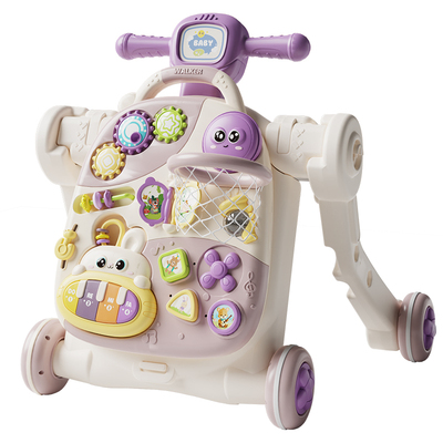 欣格学步车婴儿手推宝宝学走路扶站神器助步车儿童小推车三合一岁