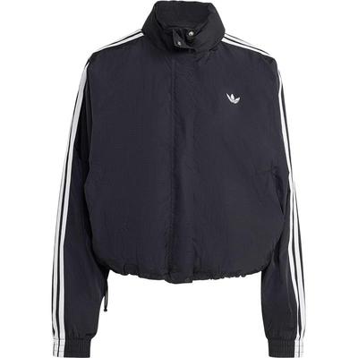 Adidas/阿迪达斯官方正品三叶草女士立领日常三条纹外套JX1451