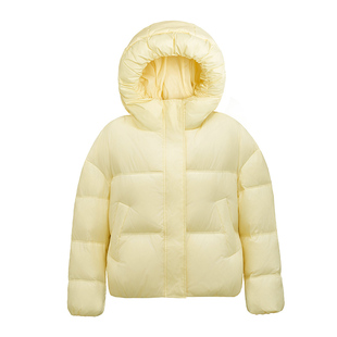 95白鸭绒短款羽绒服女款冬季2025新款超好看小个子面包服学生外套