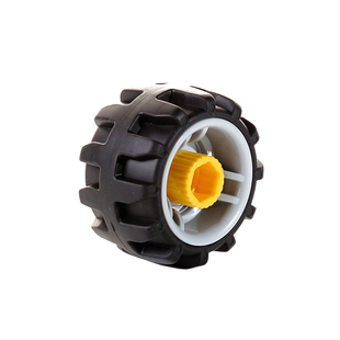 【轮胎轮毂】百变工程车45002车轮零配件大颗粒积木教具散件散装