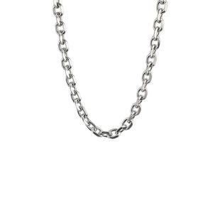 男女夜店蹦迪钛钢O形十字粗链男原创高级感项链ins欧美嘻哈街舞链