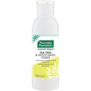 星期四农庄 金缕梅茶树爽肤水100ml 补水控油不脱妆清透收缩毛孔