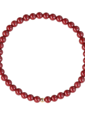 天然朱砂手串女本命年护身符手链