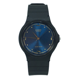 卡西欧手表CASIO MQ-76-2A 兰色百搭学生简约网红小黑表防水表