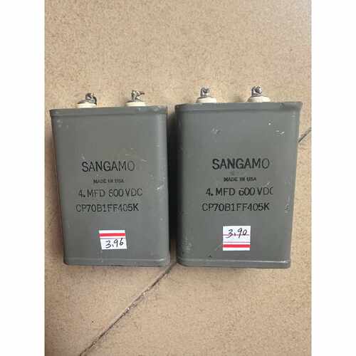 议价美国山姆 4uf/600v 油浸电容，不漏油不漏电，尺寸：3