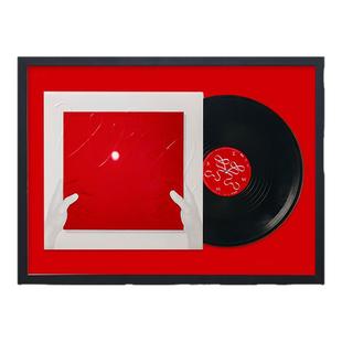 黑胶唱片展示架相框12寸封面装裱框CD专辑音乐收藏装饰收纳挂墙