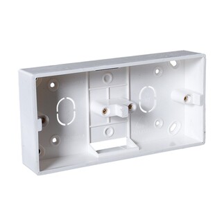 PVC阻燃明盒86型开关插座专用明装底盒开关插座明装安装盒接线盒