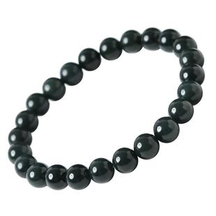 和田玉手串女男塔青散珠项链青玉原石老型珠子玉石手饰和田玉手链