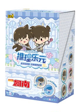 卡游名侦探柯南双面糖果徽章
