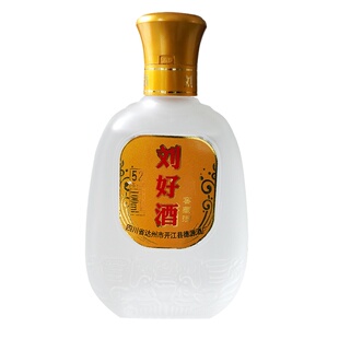 正品刘好酒100ml*54瓶 四川达州酒52度小曲清香型白酒六年窖藏酒