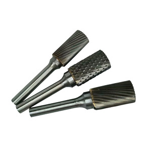 钨钢磨头硬质合金旋转锉圆柱球头锥金属合金打磨头钨钢铣刀柄6mm