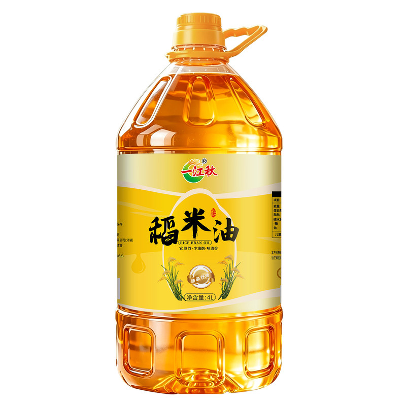 一江秋推荐米糠油4l家用煎炸炒菜