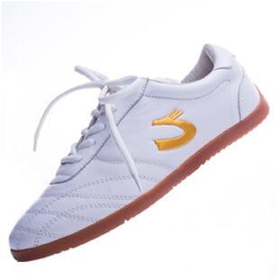 武英官方春夏秋专业高品质真牛皮透气武术鞋太极鞋训练鞋比赛鞋。