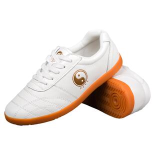 太极鞋女新款真皮牛筋底太极拳八段锦官方旗舰店武术比赛练功鞋男