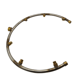 农用泵打药涂白喷头圆形环形C型6喷4孔缺口果树葡萄高压喷雾器2眼