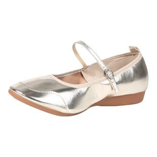 舞蹈鞋女软底成人外穿广场跳舞鞋低跟拉丁舞鞋古典戏曲专用练功鞋