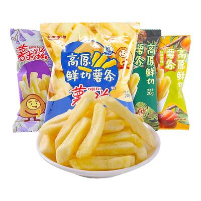 薯乐滋高原鲜切薯条20g*25包儿童