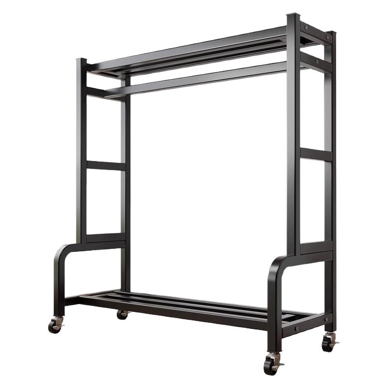 衣帽架可移动简易晾衣架落地室内房间卧室家用挂衣架子衣服收纳架