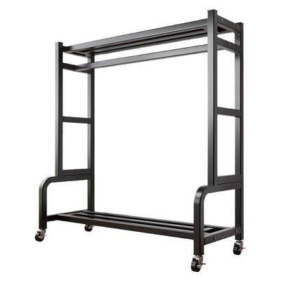 衣帽架可移动简易晾衣架落地室内房间卧室家用挂衣架子衣服收纳架