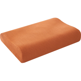 A类纯棉华夫格乳胶枕套全棉60x40记忆枕50x30儿童乳胶枕头套定制