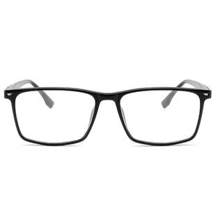 特罗钉黑框商务纯钛近视眼镜框男款可配度数散光超轻防蓝光眼睛架