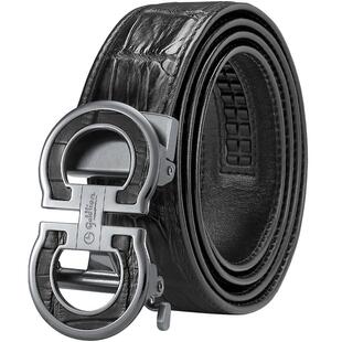 金利来皮带男真皮2026新款轻奢鳄鱼皮男士腰带商务裤带礼盒