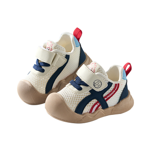 欧孕男女宝宝学步鞋秋冬2026新款婴儿鞋1到3岁儿童网面机能鞋子