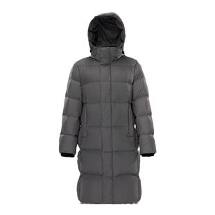 2024年冬季新品95白鸭绒极寒中长款小个子羽绒服女过膝时尚连帽