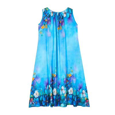 【波西米亚】三亚海岛棉绸连衣裙