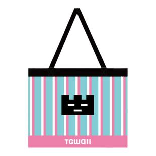 TGWALL「向快乐报道」时尚帆布手提包男女单肩包便携大容量手提袋